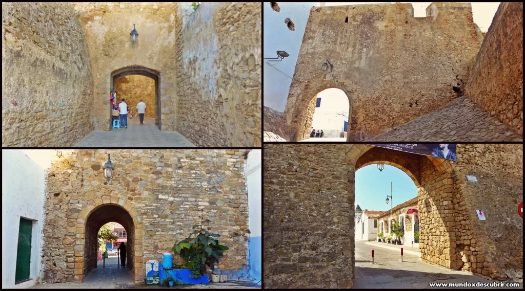 Collage puertas medievales