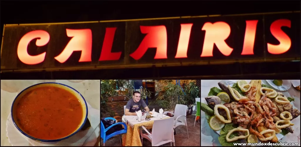 Collage restaurante Calairis