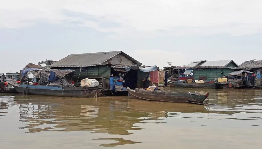 Camboya aldeas flotantes