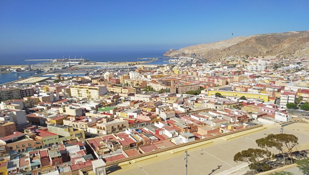 vistas de la ciudad de Almería