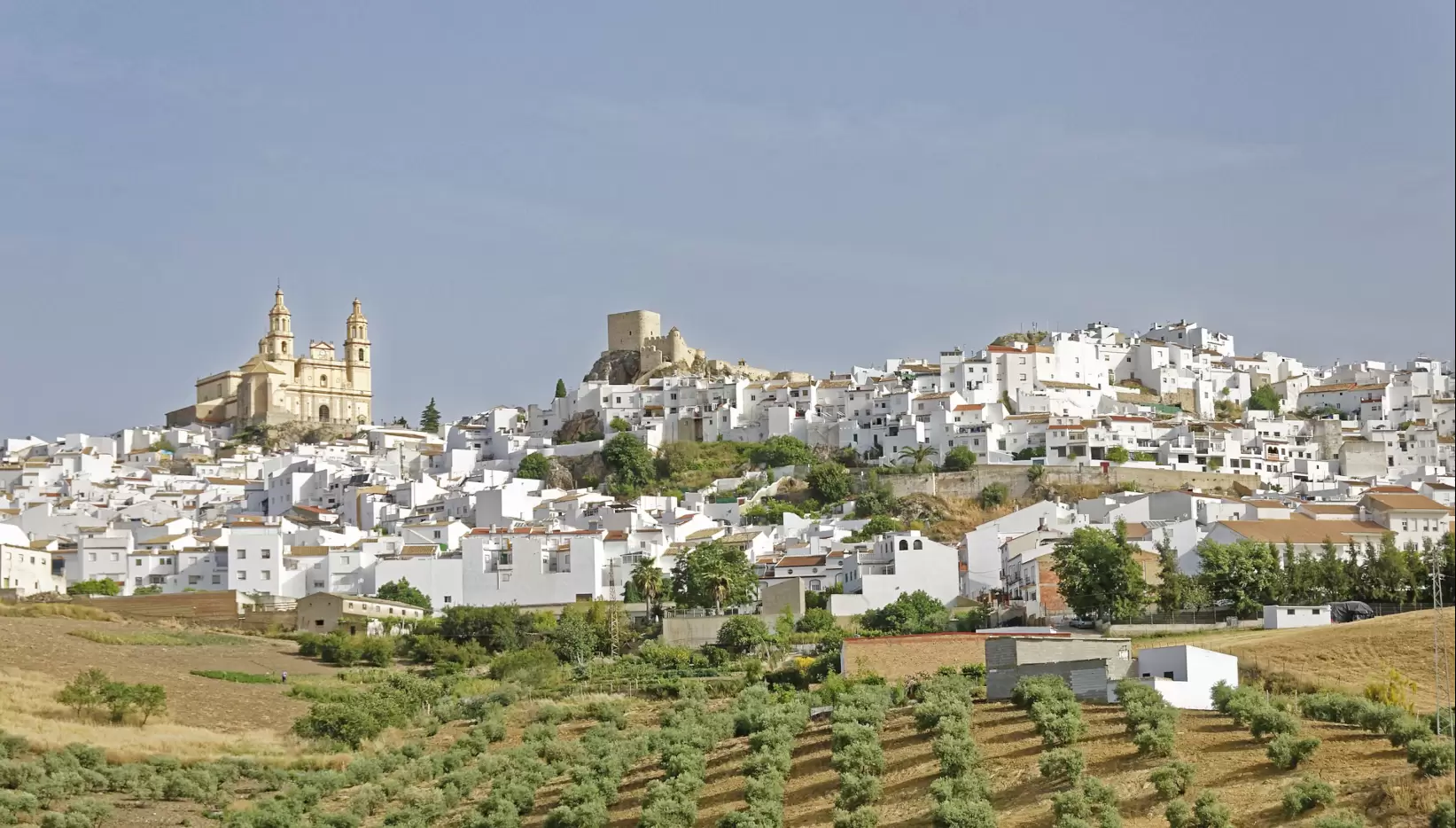 Olvera pueblo blanco Cádiz Andalucía