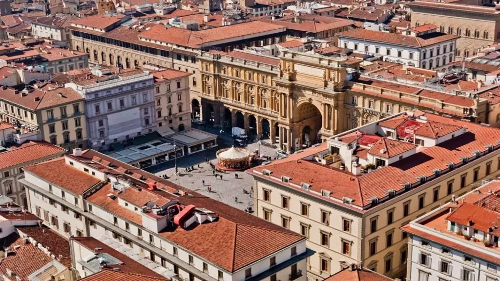 Piazza de la República Florencia