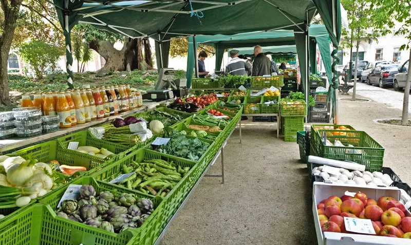 Mercado orgánico del Príncipe Real Lisboa