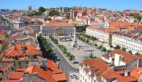 Plaza de D. Pedro IV Lisboa