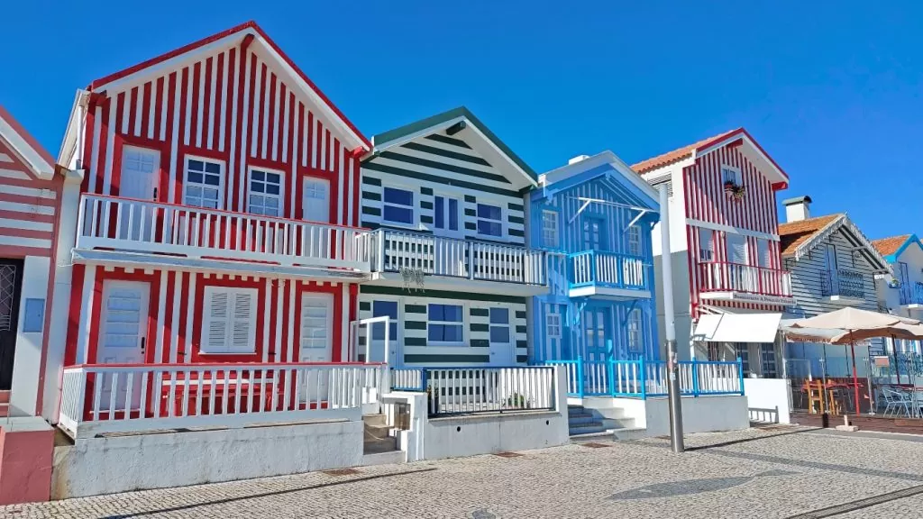 Casas de colores Costa Nova