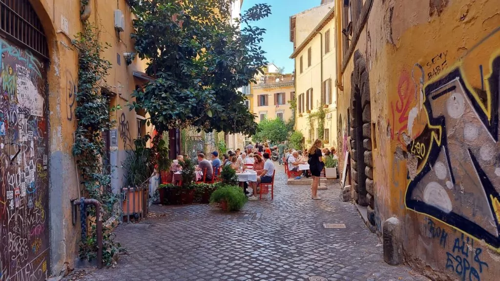 Barrio del Trastevere Roma