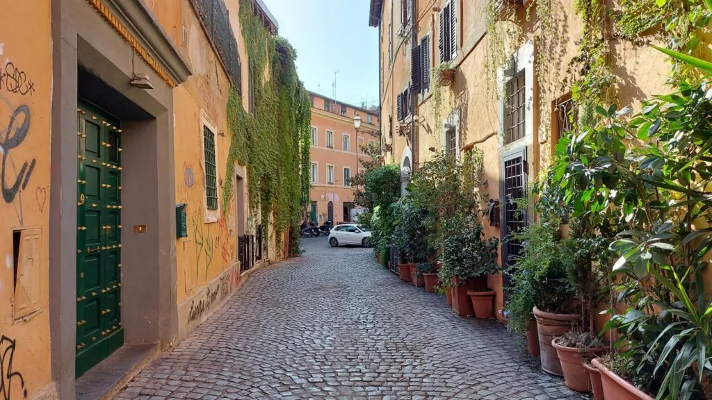 Barrio del Trastevere Roma